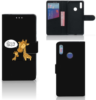 B2Ctelecom Huawei Y7 (2019) Leuk Hoesje Giraffe