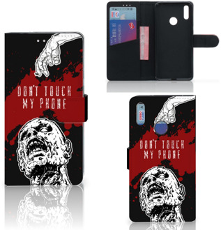 B2Ctelecom Huawei Y7 (2019) Portemonnee hoesje Zombie Blood