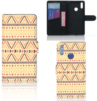 B2Ctelecom Huawei Y7 (2019) Telefoon Hoesje Aztec Yellow