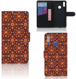 B2Ctelecom Huawei Y7 (2019) Telefoon Hoesje Batik Brown