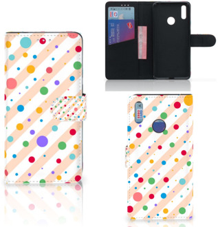 B2Ctelecom Huawei Y7 (2019) Telefoon Hoesje Dots