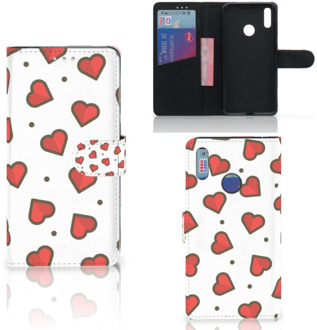 B2Ctelecom Huawei Y7 (2019) Telefoon Hoesje Hearts