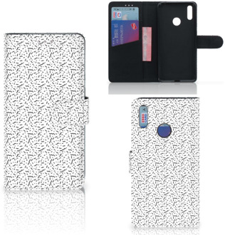 B2Ctelecom Huawei Y7 (2019) Telefoon Hoesje Stripes Dots