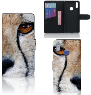 B2Ctelecom Huawei Y7 (2019) Telefoonhoesje met Pasjes Cheetah