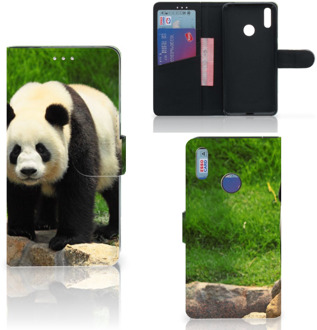 B2Ctelecom Huawei Y7 (2019) Telefoonhoesje met Pasjes Panda