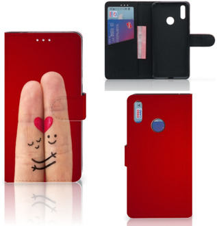 B2Ctelecom Huawei Y7 (2019) Wallet Case met Pasjes Liefde