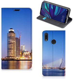 B2Ctelecom Huawei Y7 hoesje Y7 Pro (2019) Book Cover Rotterdam