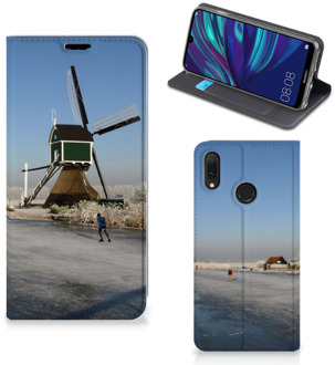 B2Ctelecom Huawei Y7 hoesje Y7 Pro (2019) Book Cover Schaatsers Friesland