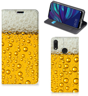 B2Ctelecom Huawei Y7 hoesje Y7 Pro (2019) Flip Style Cover Bier