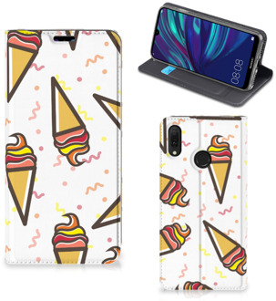 B2Ctelecom Huawei Y7 hoesje Y7 Pro (2019) Flip Style Cover Icecream