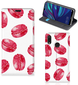 B2Ctelecom Huawei Y7 hoesje Y7 Pro (2019) Flip Style Cover Pink Macarons