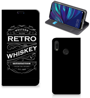 B2Ctelecom Huawei Y7 hoesje Y7 Pro (2019) Flip Style Cover Whiskey