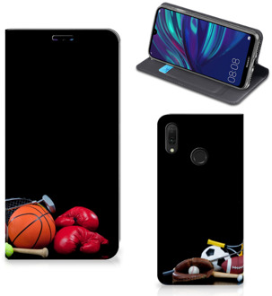 B2Ctelecom Huawei Y7 hoesje Y7 Pro (2019) Hippe Standcase Sports