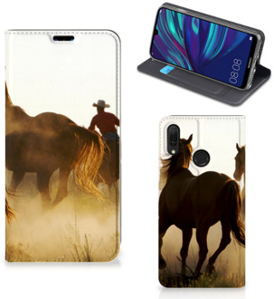 B2Ctelecom Huawei Y7 hoesje Y7 Pro (2019) Hoesje maken Design Cowboy