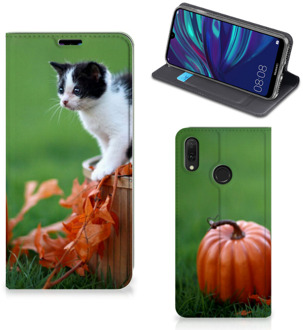 B2Ctelecom Huawei Y7 hoesje Y7 Pro (2019) Hoesje maken Kitten