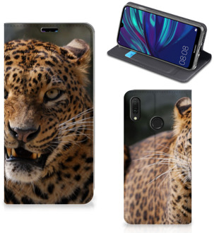 B2Ctelecom Huawei Y7 hoesje Y7 Pro (2019) Hoesje maken Luipaard