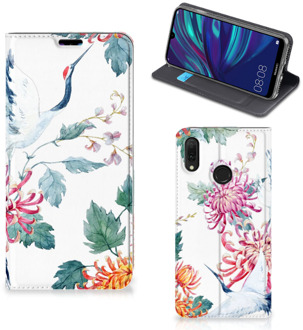 B2Ctelecom Huawei Y7 hoesje Y7 Pro (2019) Hoesje maken Ooievaars