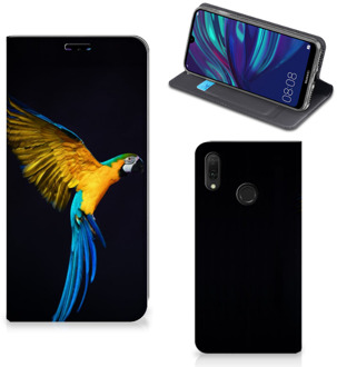 B2Ctelecom Huawei Y7 hoesje Y7 Pro (2019) Hoesje maken Papegaai