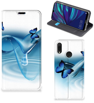 B2Ctelecom Huawei Y7 hoesje Y7 Pro (2019) Hoesje maken Vlinders