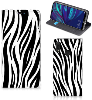 B2Ctelecom Huawei Y7 hoesje Y7 Pro (2019) Hoesje maken Zebra