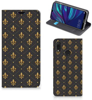 B2Ctelecom Huawei Y7 hoesje Y7 Pro (2019) Hoesje met Magneet Franse Lelie