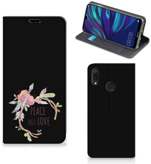 B2Ctelecom Huawei Y7 hoesje Y7 Pro (2019) Magnet Case Boho Text