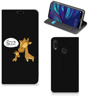 B2Ctelecom Huawei Y7 hoesje Y7 Pro (2019) Magnet Case Giraffe