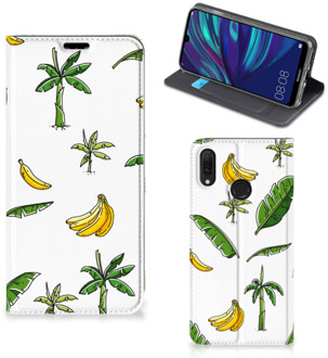 B2Ctelecom Huawei Y7 hoesje Y7 Pro (2019) Smart Cover Banana Tree