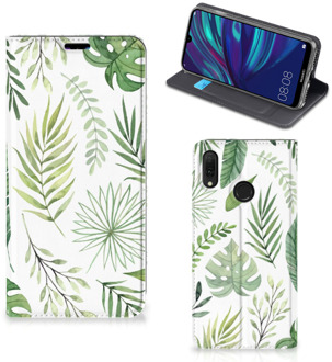 B2Ctelecom Huawei Y7 hoesje Y7 Pro (2019) Smart Cover Leaves