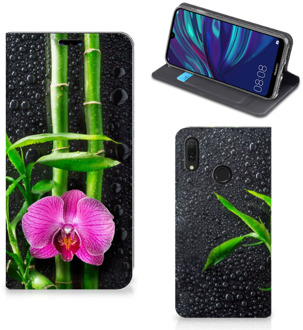 B2Ctelecom Huawei Y7 hoesje Y7 Pro (2019) Smart Cover Orchidee