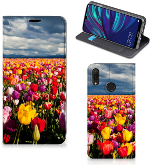 B2Ctelecom Huawei Y7 hoesje Y7 Pro (2019) Smart Cover Tulpen