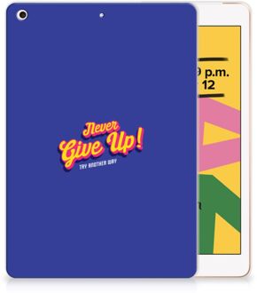 B2Ctelecom iPad 10.2 (2019) | iPad 10.2 (2020) Back cover met naam Never Give Up