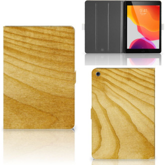 B2Ctelecom iPad 10.2 (2019) | iPad 10.2 (2020) Book Cover Licht Hout