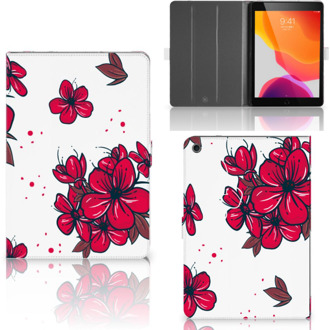 B2Ctelecom iPad 10.2 (2019) | iPad 10.2 (2020) Cover Blossom Rood