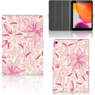 B2Ctelecom iPad 10.2 (2019) | iPad 10.2 (2020) Cover Pink Flowers