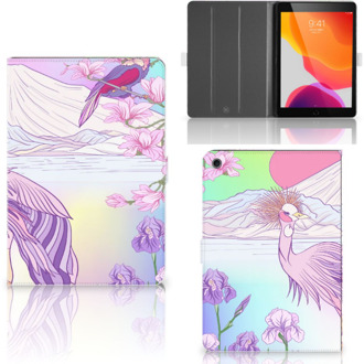 B2Ctelecom iPad 10.2 (2019) | iPad 10.2 (2020) Flip Case Bird