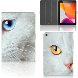 B2Ctelecom iPad 10.2 (2019) | iPad 10.2 (2020) Flip Case Witte Kat