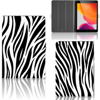 B2Ctelecom iPad 10.2 (2019) | iPad 10.2 (2020) Flip Case Zebra