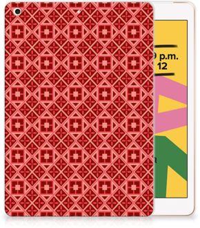 B2Ctelecom iPad 10.2 (2019) | iPad 10.2 (2020) Hippe Hoes Batik Red