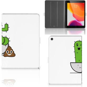 B2Ctelecom iPad 10.2 (2019) | iPad 10.2 (2020) Hippe Hoes Cactus Poo