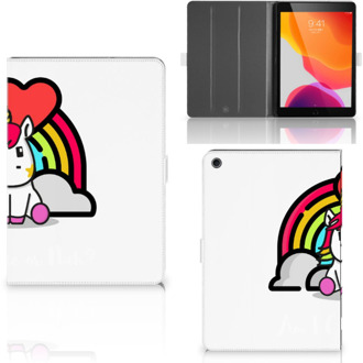 B2Ctelecom iPad 10.2 (2019) | iPad 10.2 (2020) Hippe Hoes Unicorn Cute