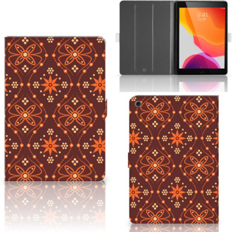 B2Ctelecom iPad 10.2 (2019) | iPad 10.2 (2020) Hoes Batik Brown