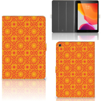 B2Ctelecom iPad 10.2 (2019) | iPad 10.2 (2020) Hoes Batik Orange