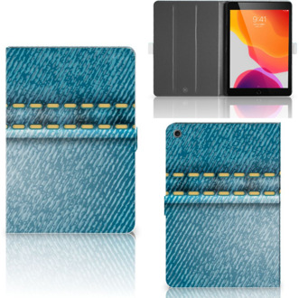 B2Ctelecom iPad 10.2 (2019) | iPad 10.2 (2020) Hoes met standaard Jeans