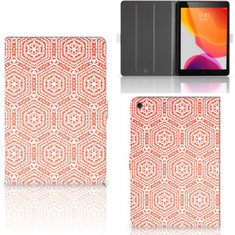 B2Ctelecom iPad 10.2 (2019) | iPad 10.2 (2020) Hoes Pattern Orange