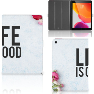 B2Ctelecom iPad 10.2 (2019) | iPad 10.2 (2020) Hoesje met naam Life is Good