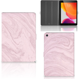 B2Ctelecom iPad 10.2 (2019) | iPad 10.2 (2020) Leuke hoesje  Marble Roze