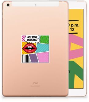 B2Ctelecom iPad 10.2 (2019) | iPad 10.2 (2020) Leuke Siliconen Hoes Popart Princess