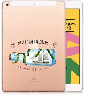 B2Ctelecom iPad 10.2 (2019) | iPad 10.2 (2020) Tablet Back Cover Boho Bottle