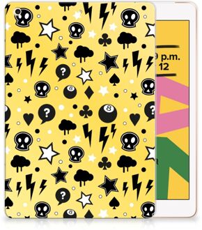 B2Ctelecom iPad 10.2 (2019) | iPad 10.2 (2020) Tablet BackCover Punk Yellow